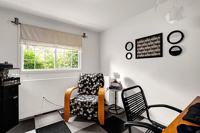 Leroy looking a little sterile in the pictures for the listing of the house.