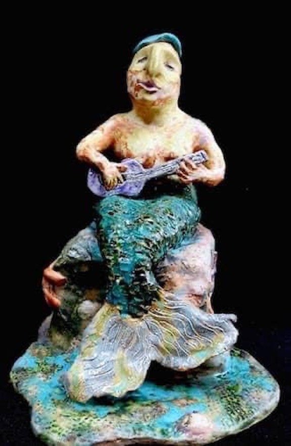 Zulis, Birdwoman Serenades the Seals .JPG