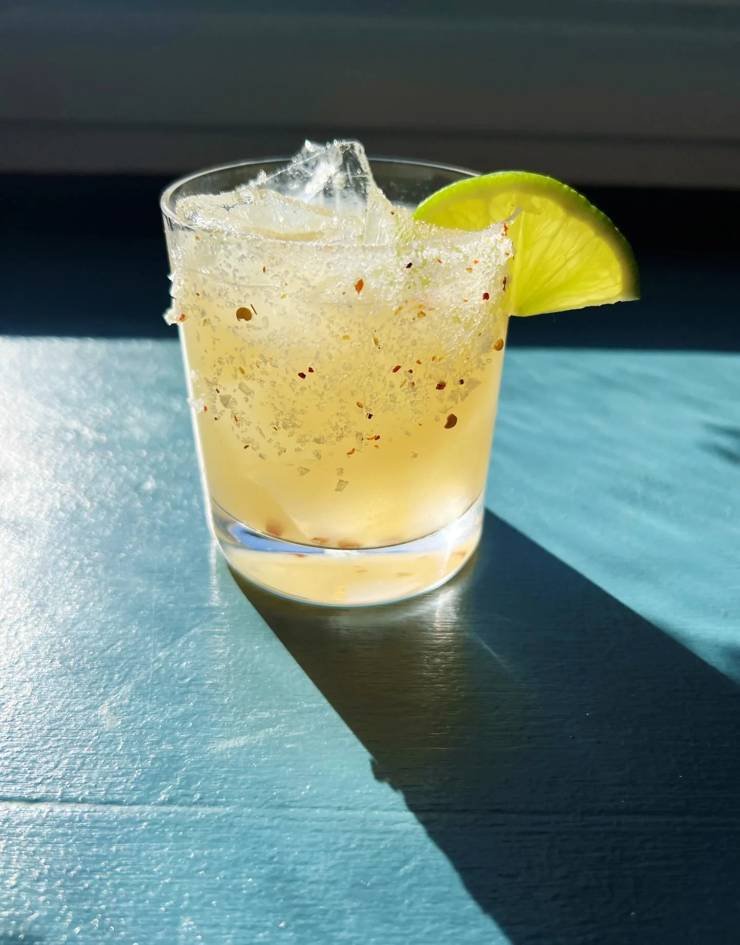 🌶️✨🌶️✨🌶️✨

spicyyyyy margarita
fresno infused Mi Campo reposado tequila, fresh lime juice, agave, Pierre Ferrand dry orange cura&ccedil;ao, spicy chili sea salt rim

🌶️✨🌶️✨🌶️✨

we took a little break and are back with 
all ✨N E W✨ everything&he