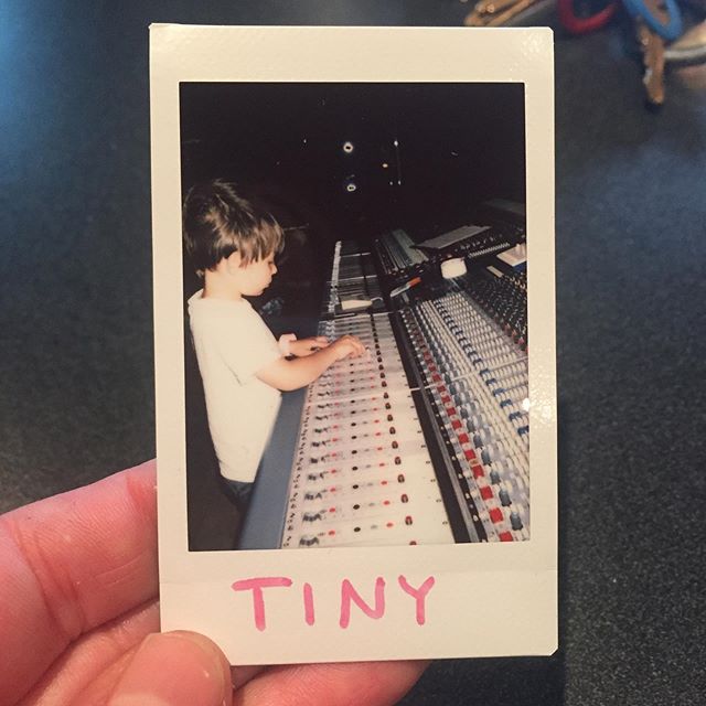Tiny @the_pearl_recording_studio protege