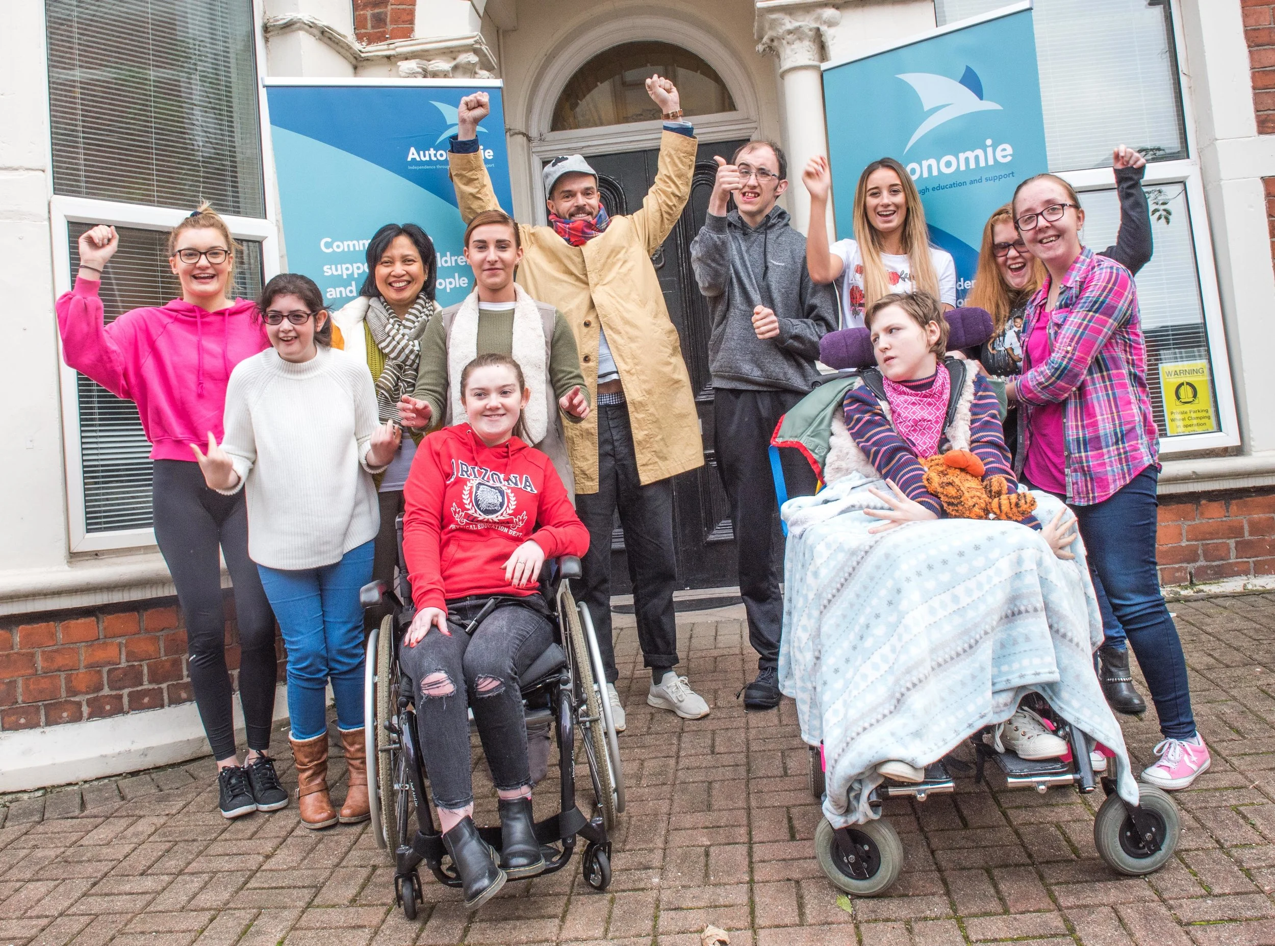 Autonomie opens new centre and enhances services. Oliver Jeffers, patron of the charity recently performed a ribbon-cutting ceremony at LILAC House in south Belfast..jpg