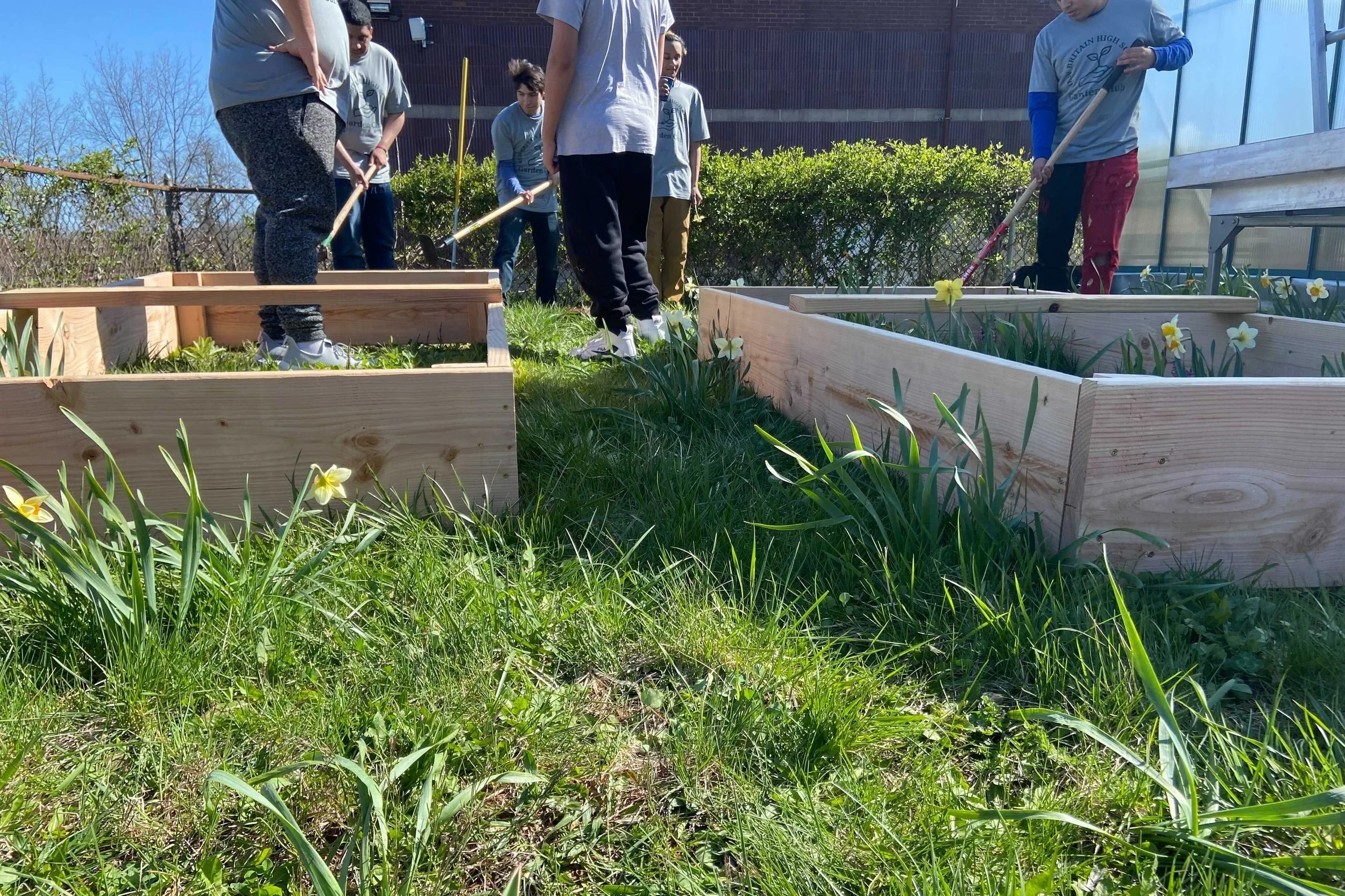 Building Community with New Britain High School Garden Club