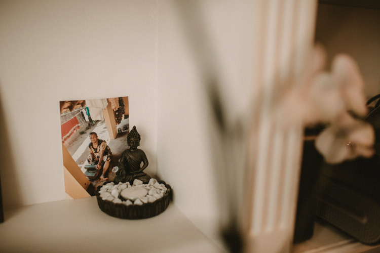 buddha statue in grooms london home