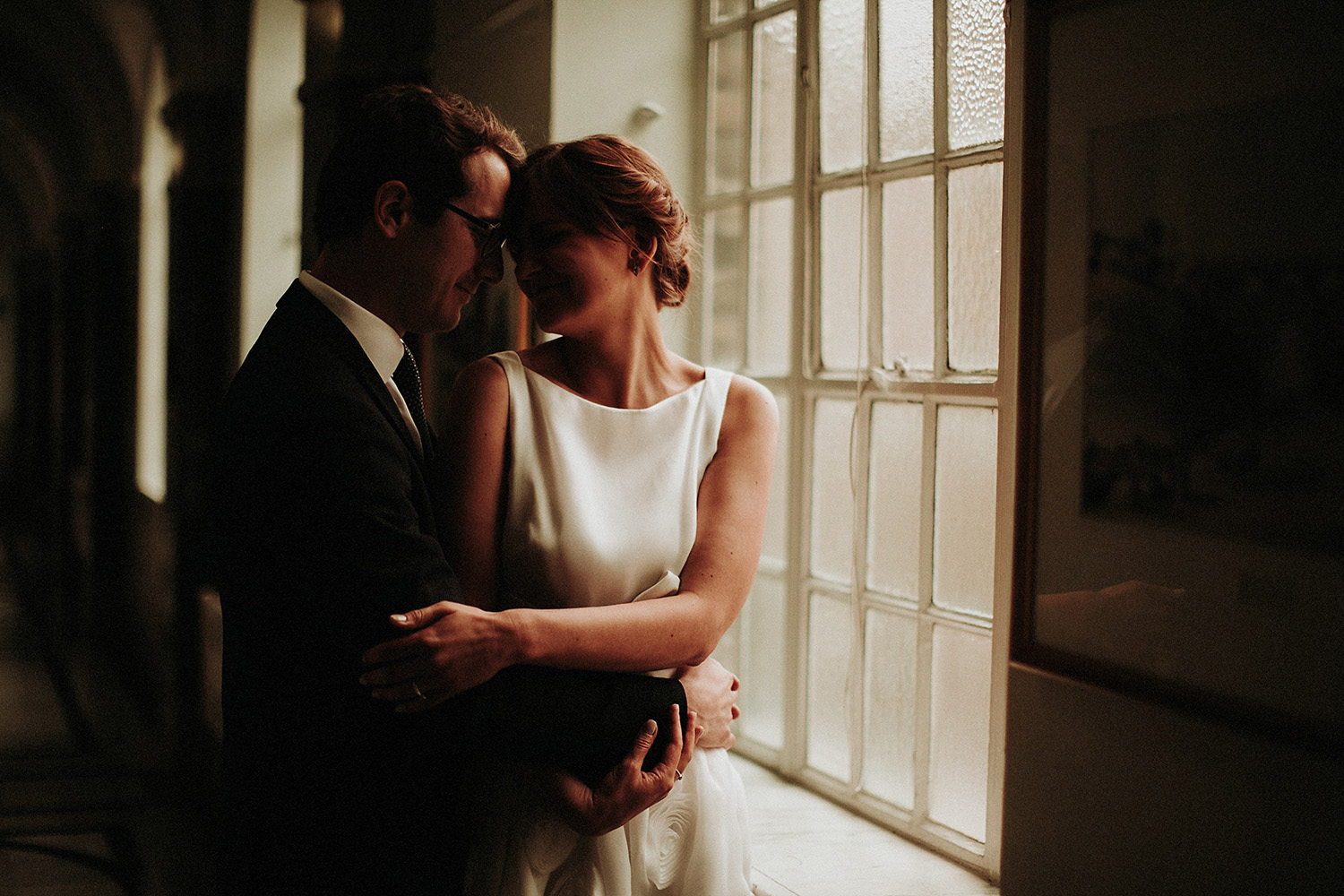 Copy of Copy of Copy of Copy of Copy of French and Russian couple share intimate moment during London wedding