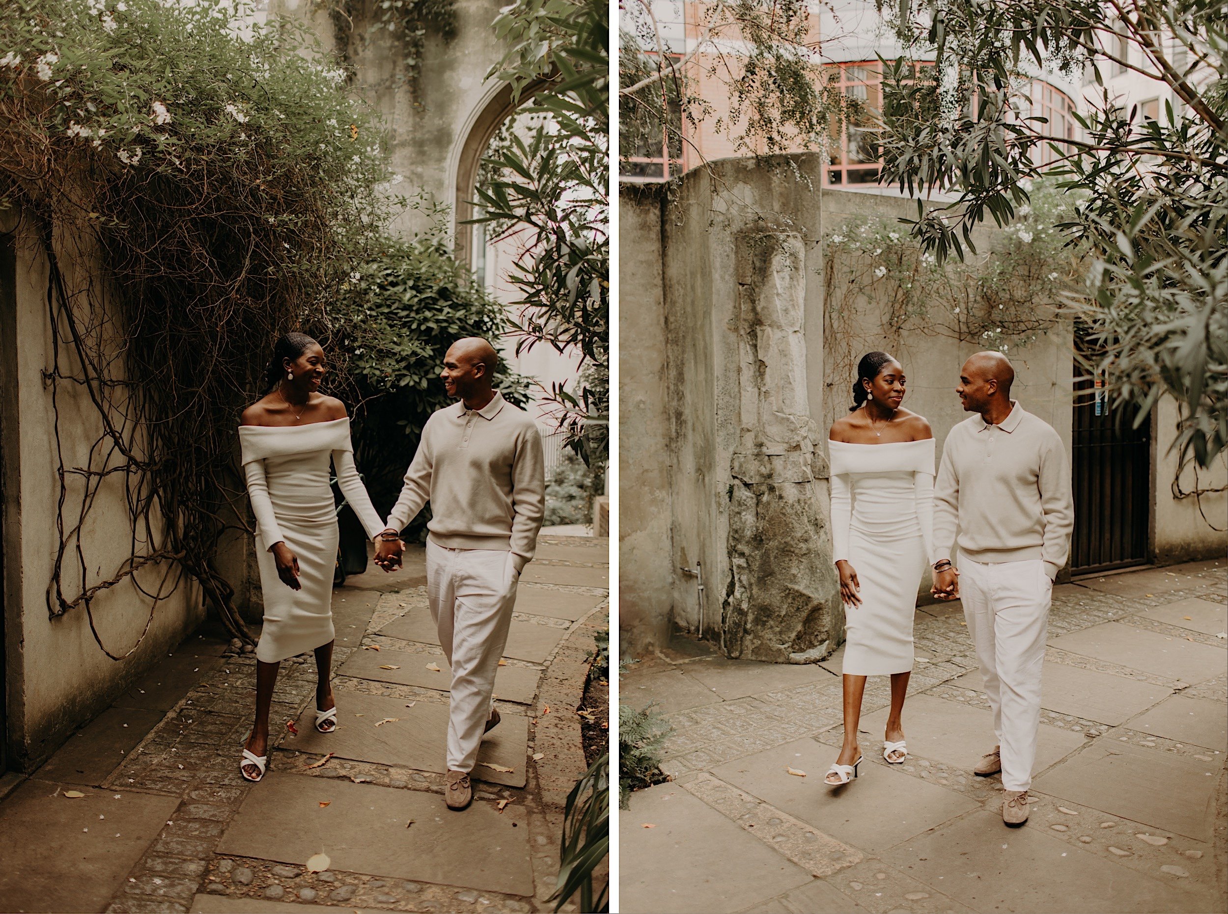 02_St-Dunstans-in-the-east-pre-wedding-shoot0005_St-Dunstans-in-the-east-pre-wedding-shoot0003_Gorgeous black model couple in love walk through st dunstan in the east.jpg