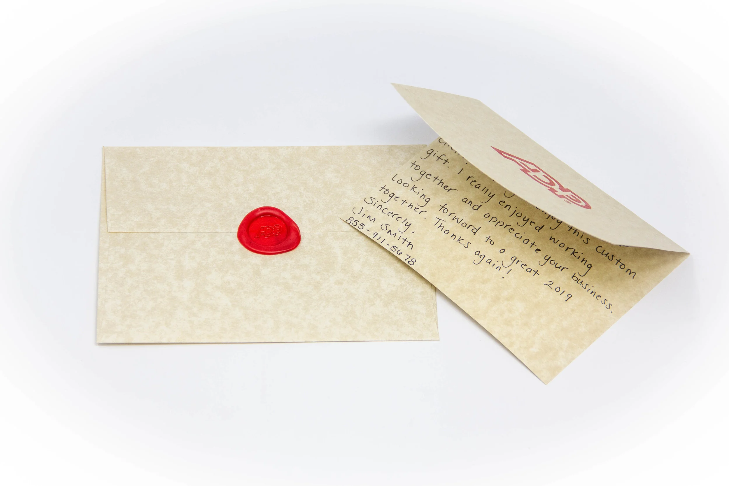 Wax-Sealed Hand-Written Letter