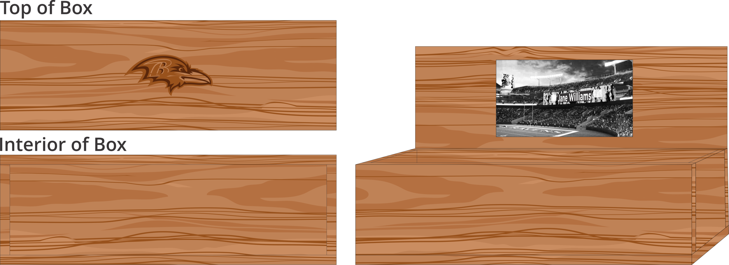 Hardwood Wine Box