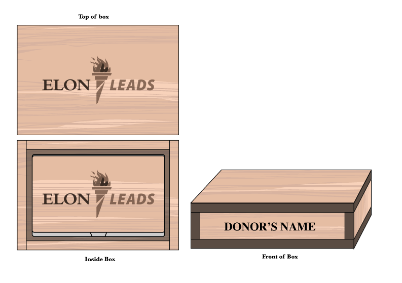 Cherry Box With Business Card Holder - $30