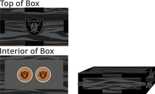Veneer Cufflinks Box - $65