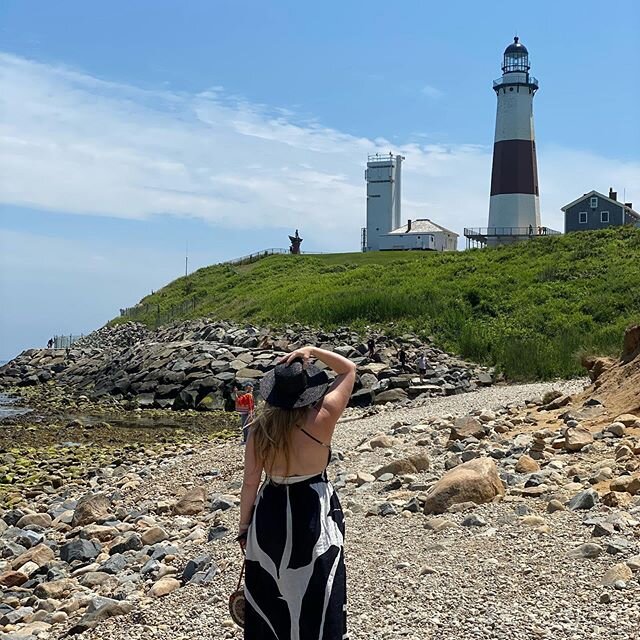 Here are our &ldquo;we went to the Hamptons one time&rdquo; photos. Feeling very lucky to be able to getaway for a moment. #hamptons #amagansett #lighthouse