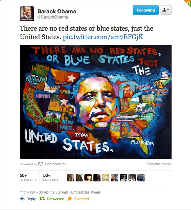 Even the POTUS likes my work!