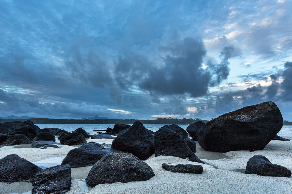 západ slunce Mauritius