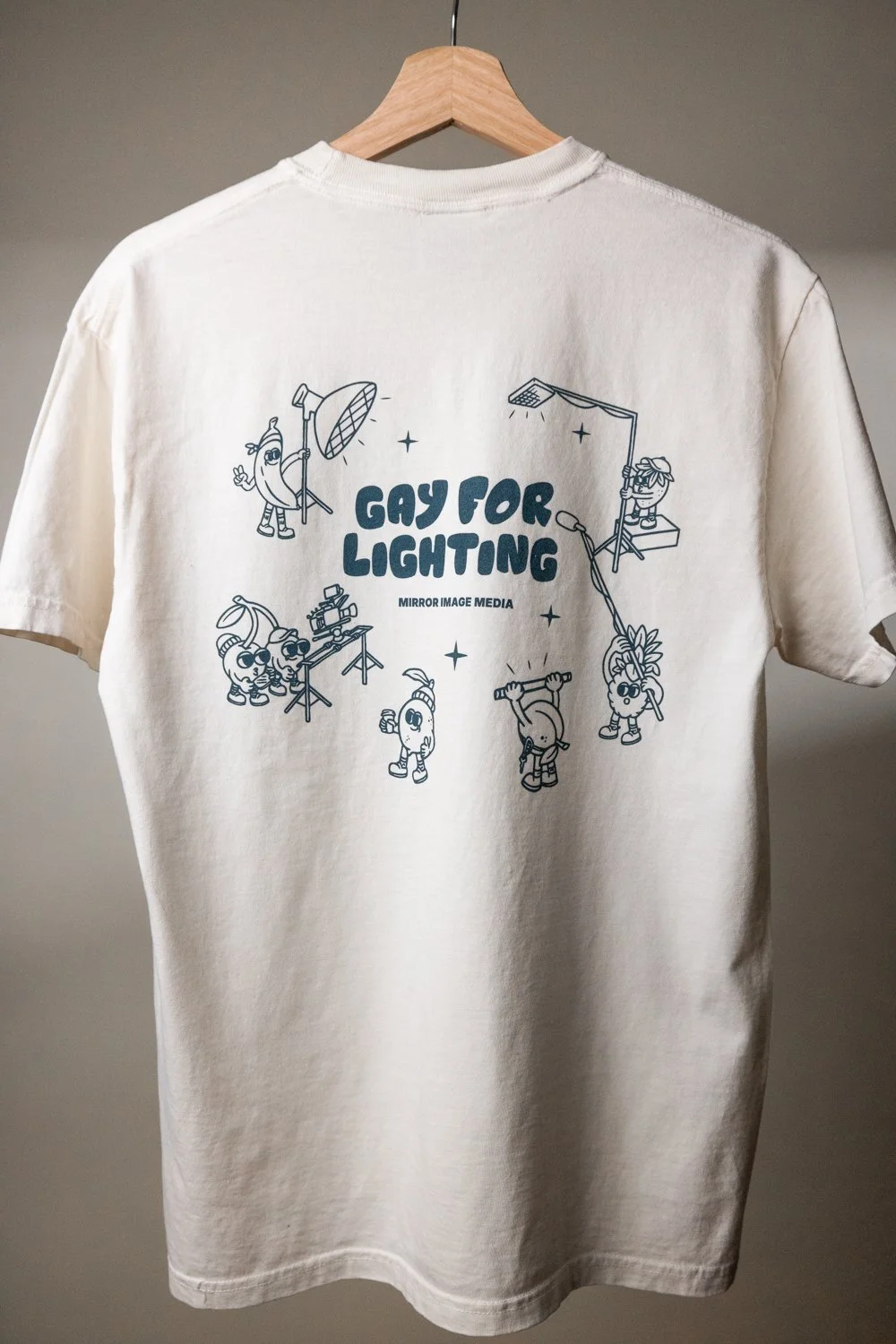 Gay for Lighting T-Shirt - Ivory