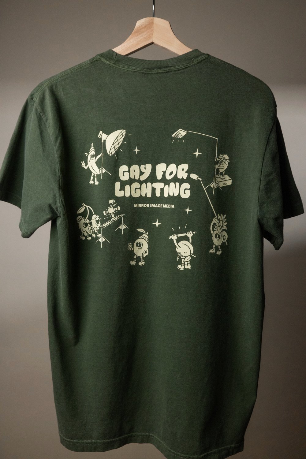 Gay for Lighting T-Shirt - Green