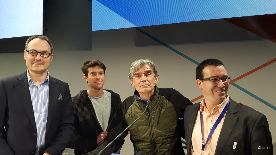 From left to right:  Adam Koniuszewski, Bertrand Delapierre, Luc Hardy, Nicolas Imbert 