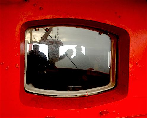 The Captain, Marie and Adrien watch for that lone iceberg which could create a problem...