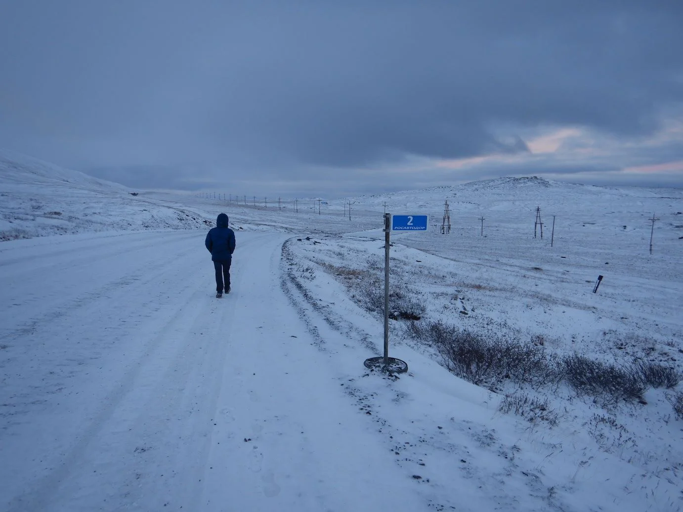 Legendary adventure/discovery film director Bertrand Delapierre uses his walking commute in Tiksi to think about our film's title ideas...