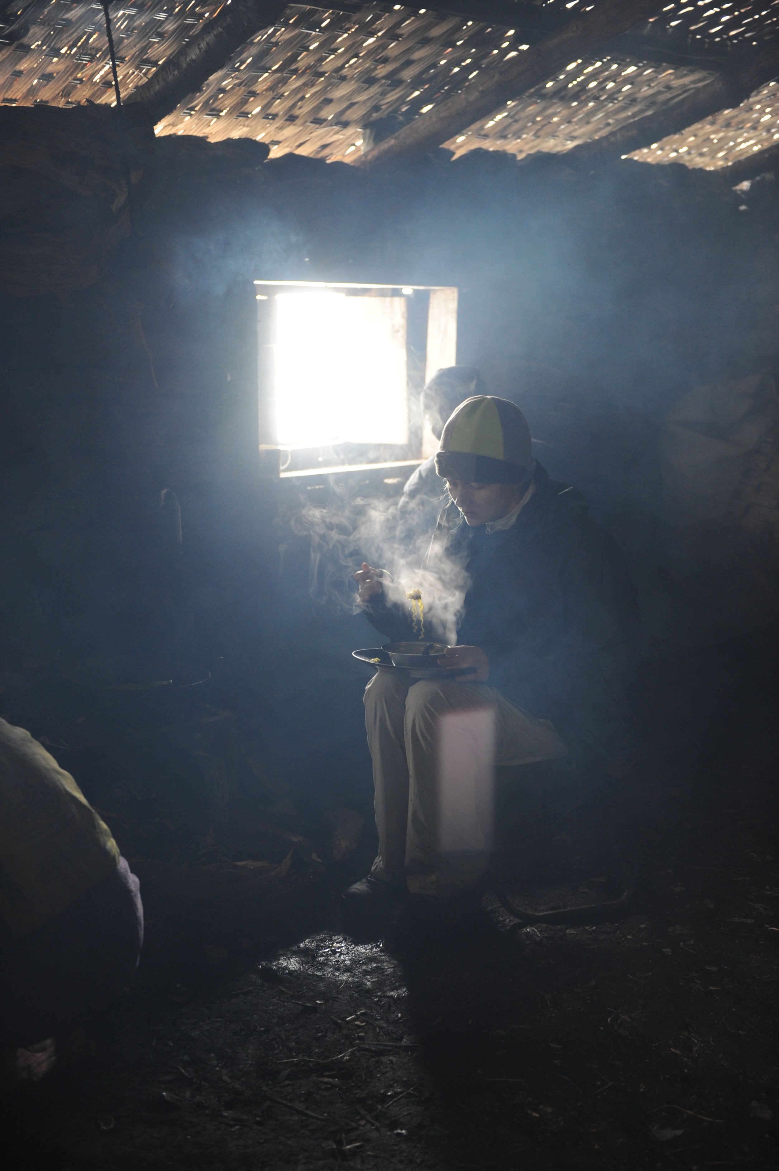 Hot noodles, a treat at 5000m!