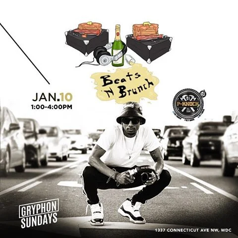 Beats N’ Brunch w DJ P Knock
You’re invited to the re-branding celebration for DJ P Knock. Enjoy a new brunch experience featuring some of the top DJ’s from the DMV.
To RSVP: Please visit https://beatsnbrunch.eventbrite.com
To schedule a brunch reservation please email beatsnbrunchdc@gmail.com
#BeatsNBrunch
#TurnDatShitLOUD
#KnockinBrunch
#SaveTheDate (at The Gryphon DC)
