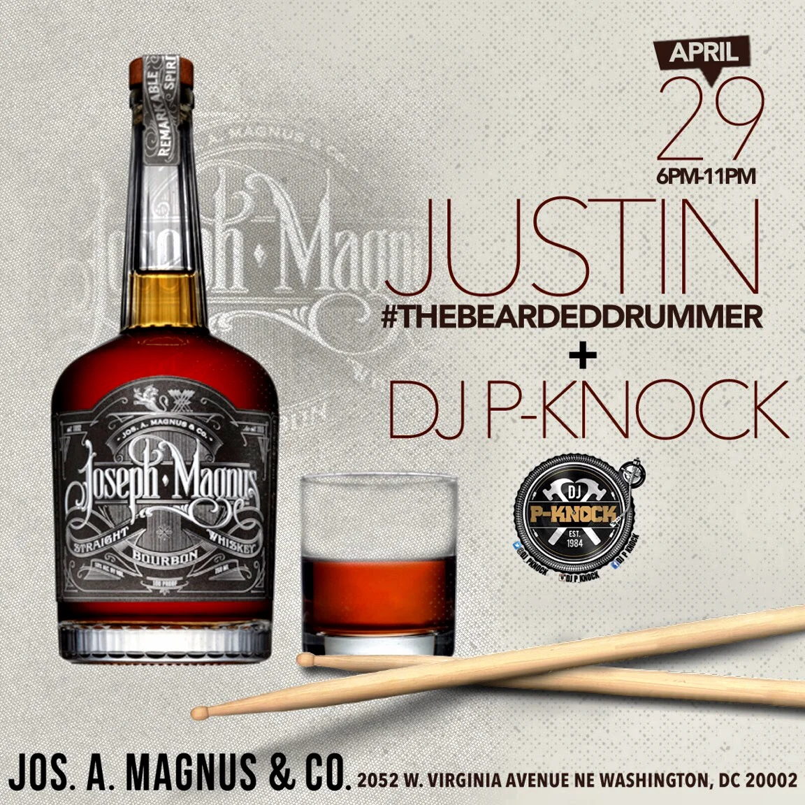 #DJandDRUMMERsession   @   JOS. A. MAGNUS & CO. 