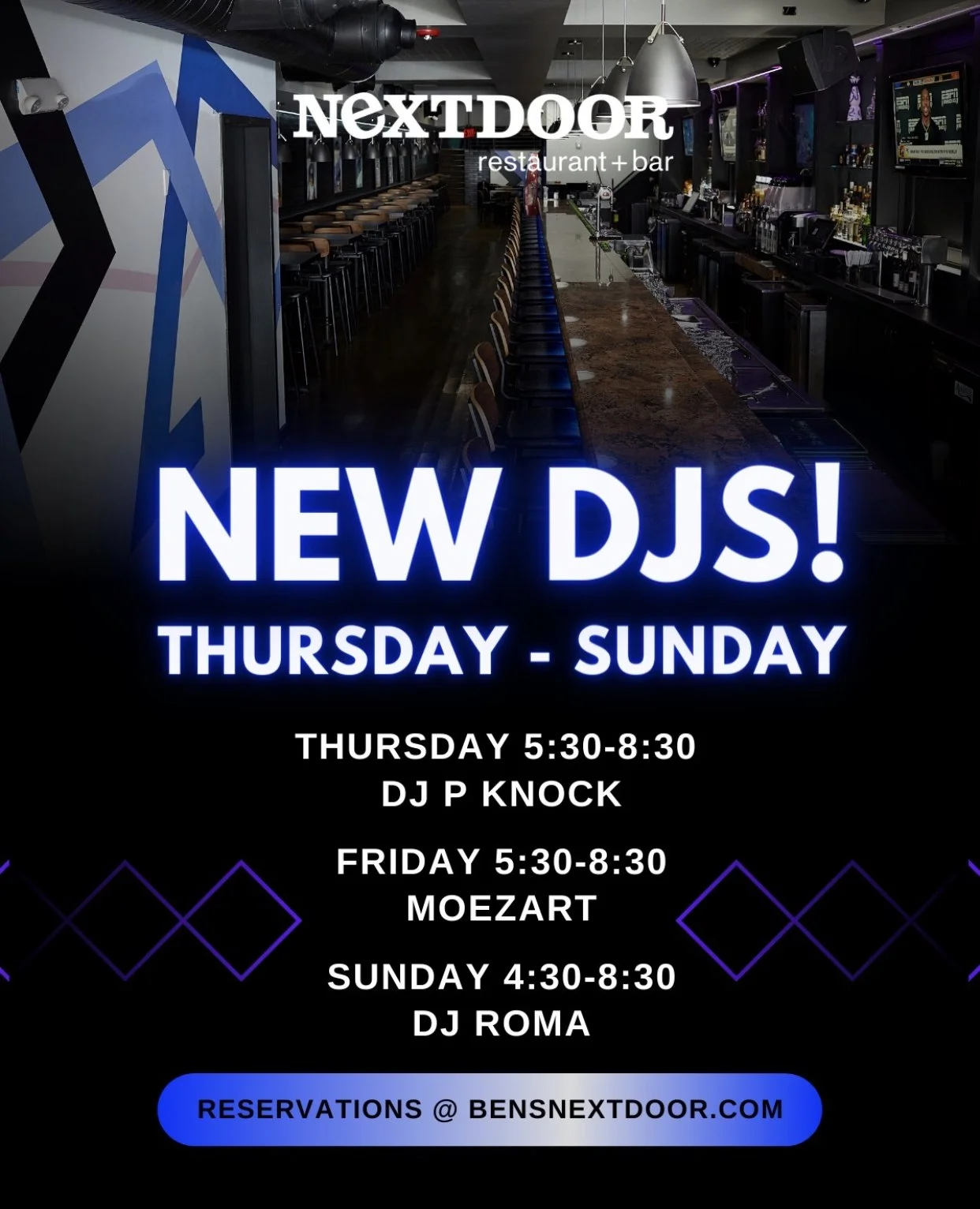 THURSDAYS @ BEN’S