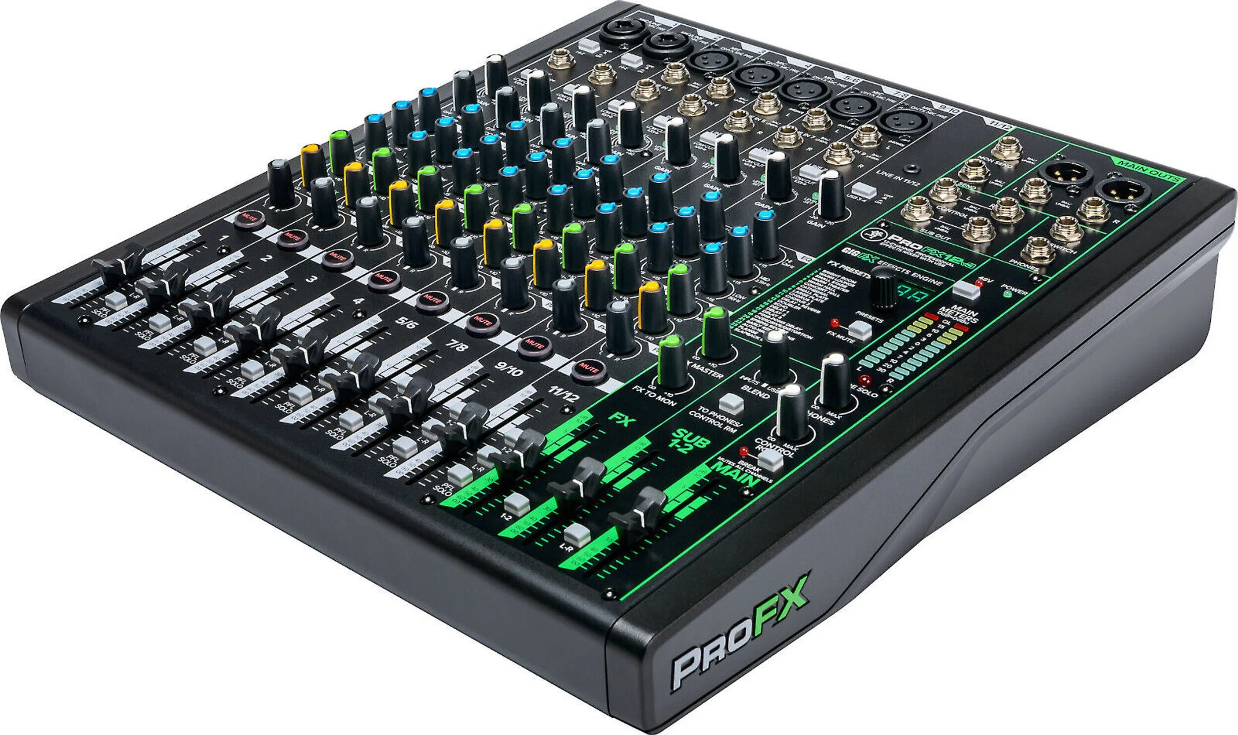 MACKiE PROFX12V3 12-CHANNEL MiXER w/ USB
