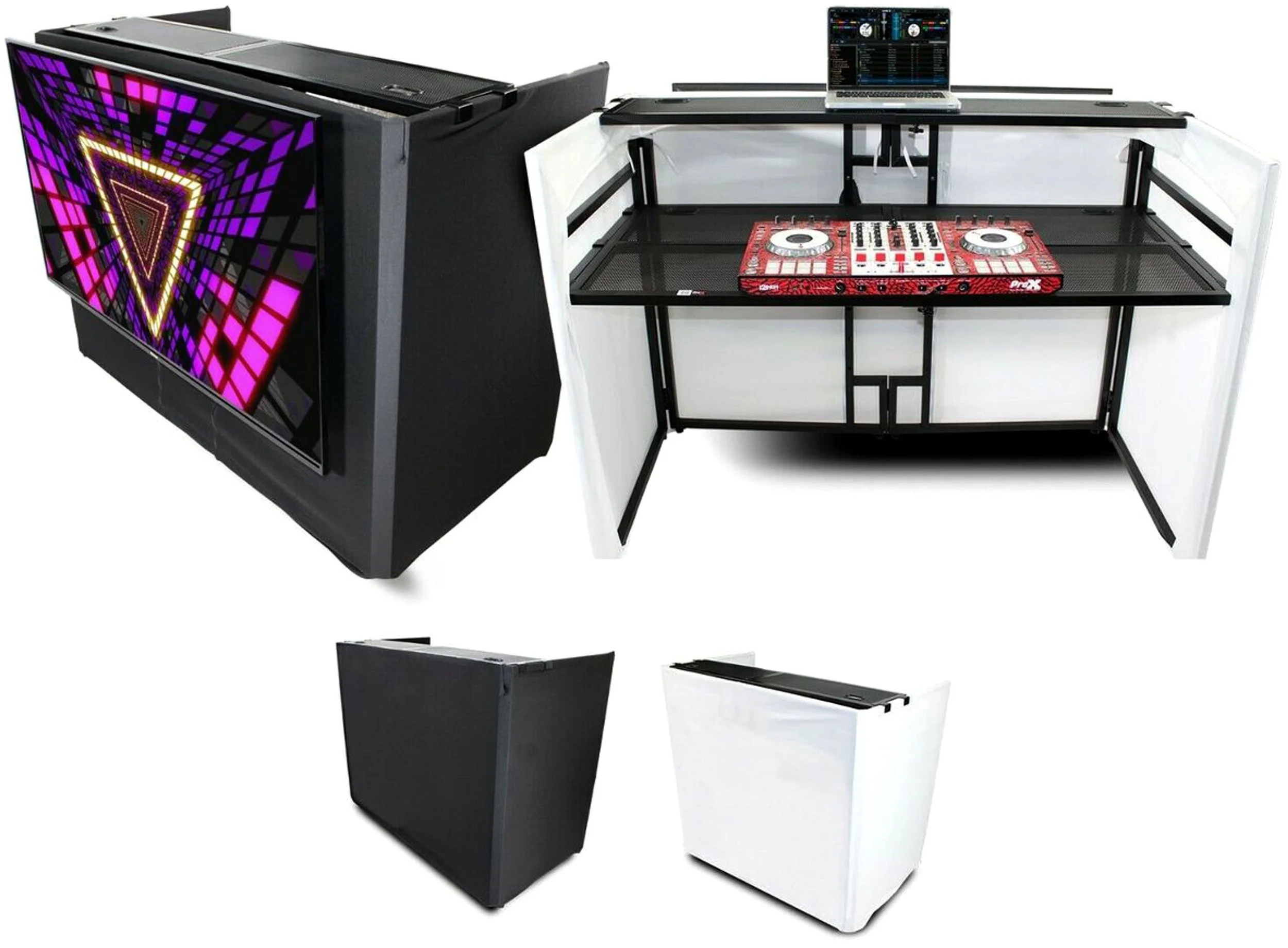 PROX XF-MESAMEDIAMK2 DJ FACADE TABLE STATION W: TV MOUNT.jpg