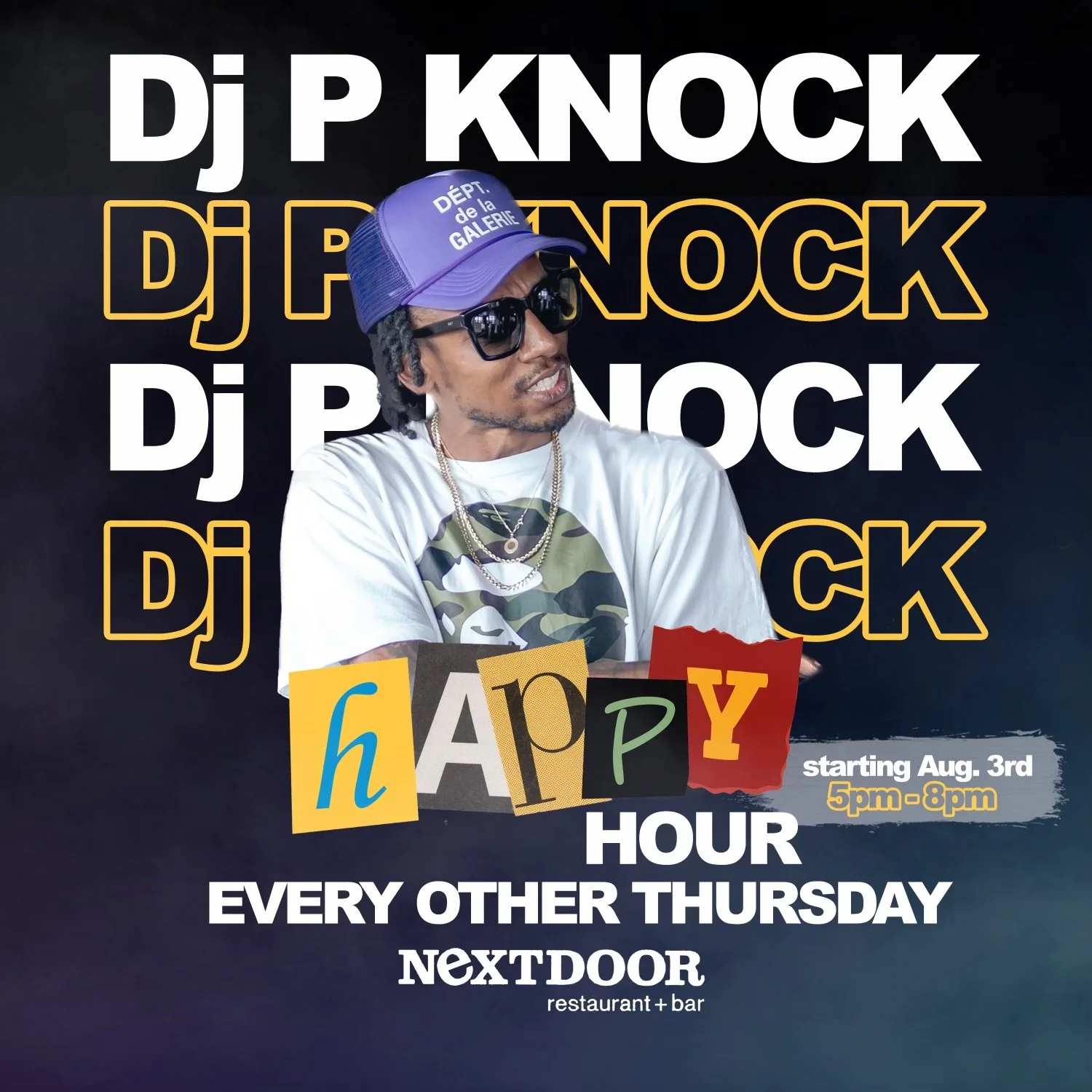 HAPPY HOUR NEXT DOOR