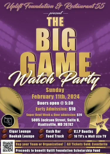 BiG GAME WATCH PARTY