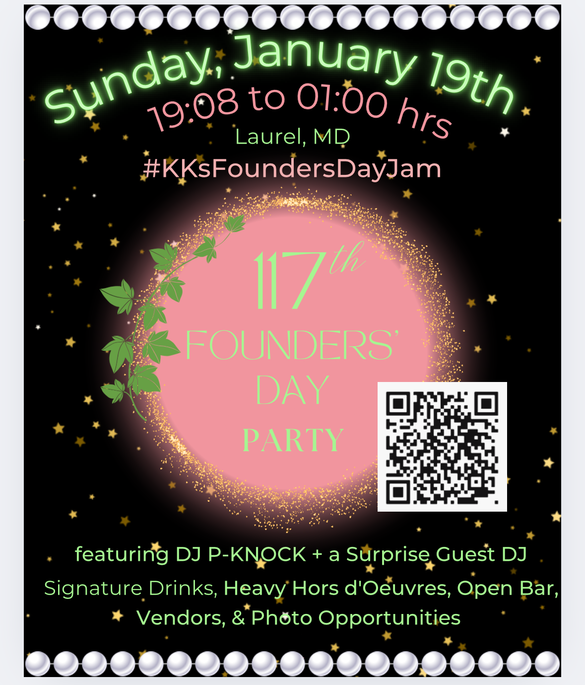 117th FOUNDERS' DAY PARTY