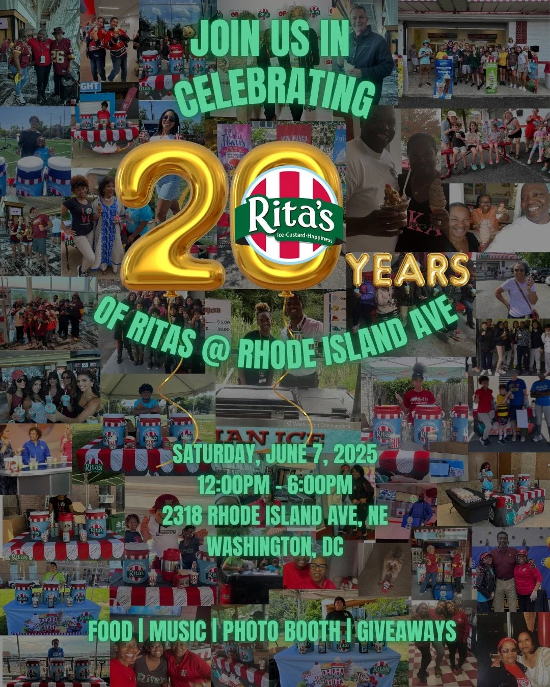 Rita's 20 Year Anniversary 