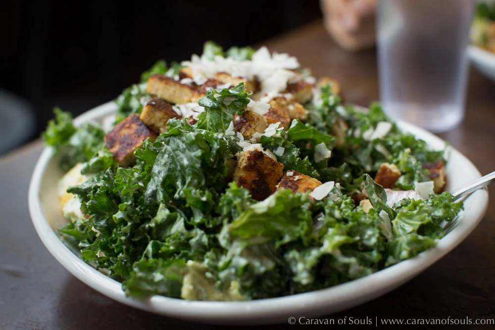 Our vegan lunch in Portland
