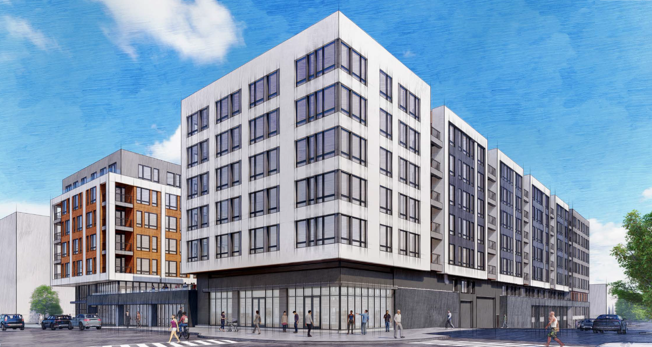 Rendering of Southwest Corner of Building 10