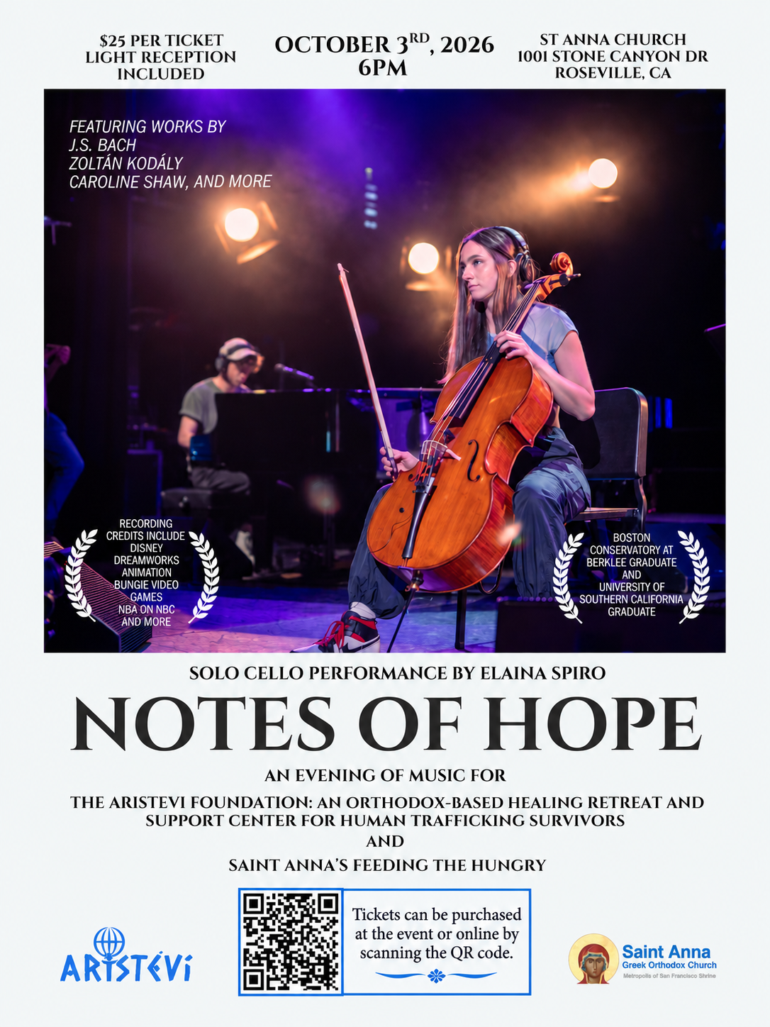 Notes of Hope ~ Cello Performance Poster with QR code.png