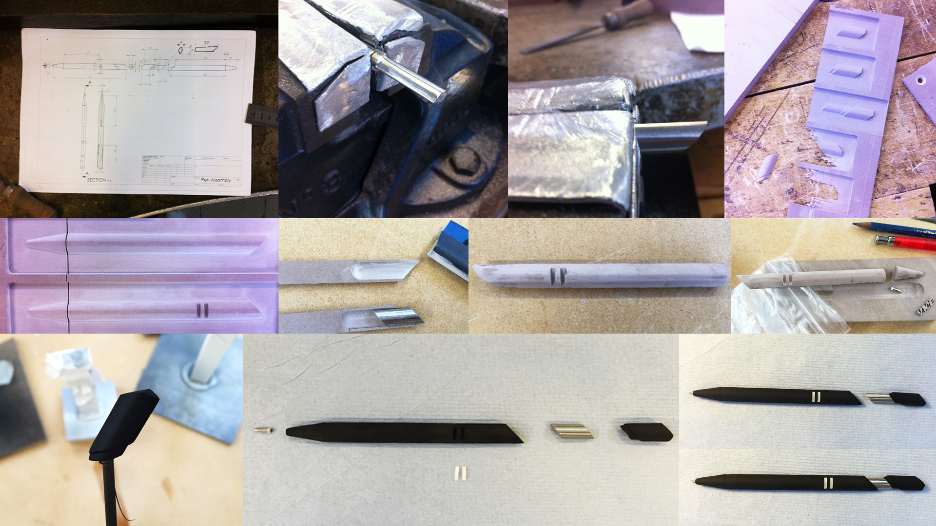 Model making process step by step.