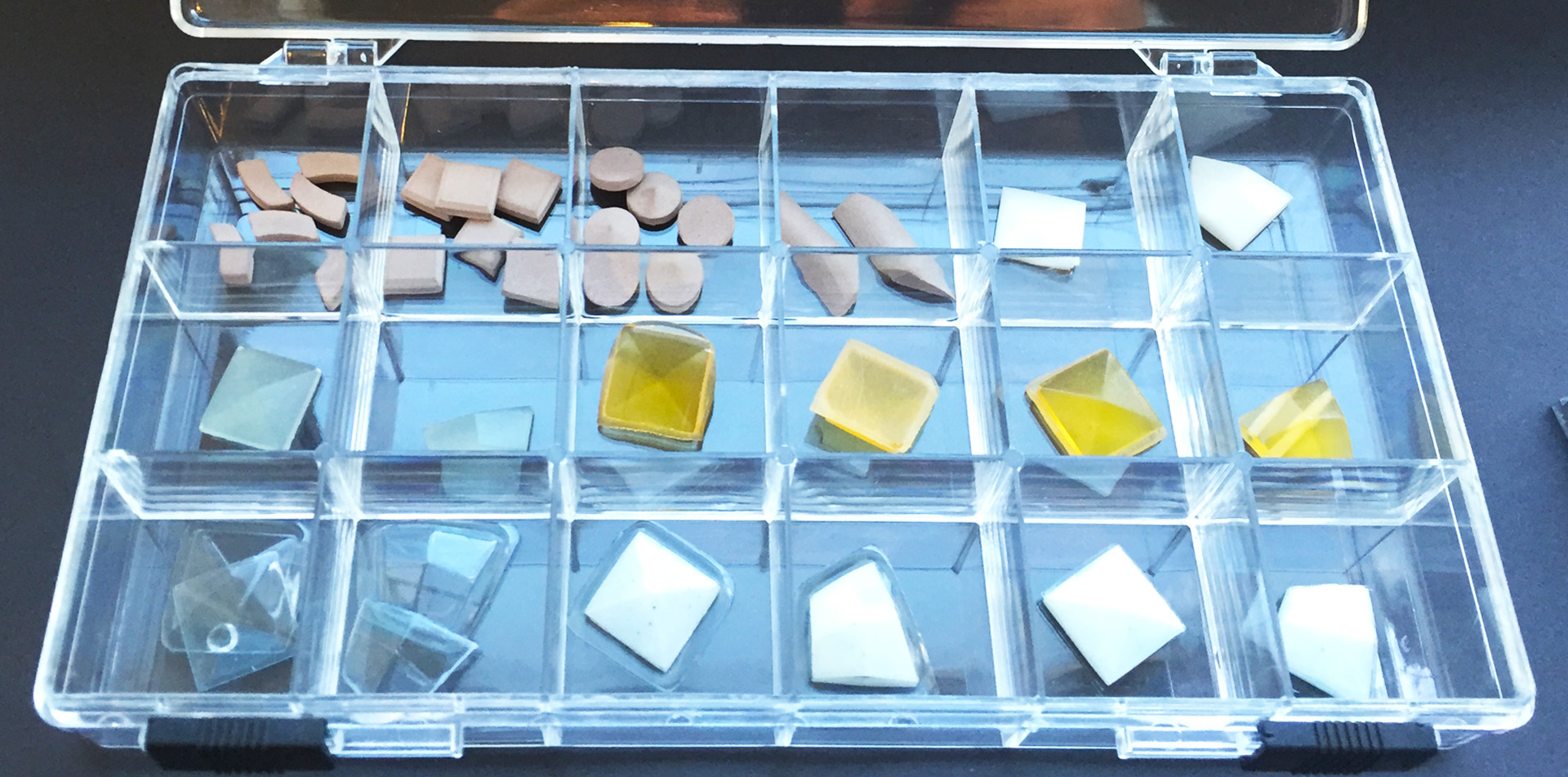 Development of the beads - a variety of forms, materials and layering.