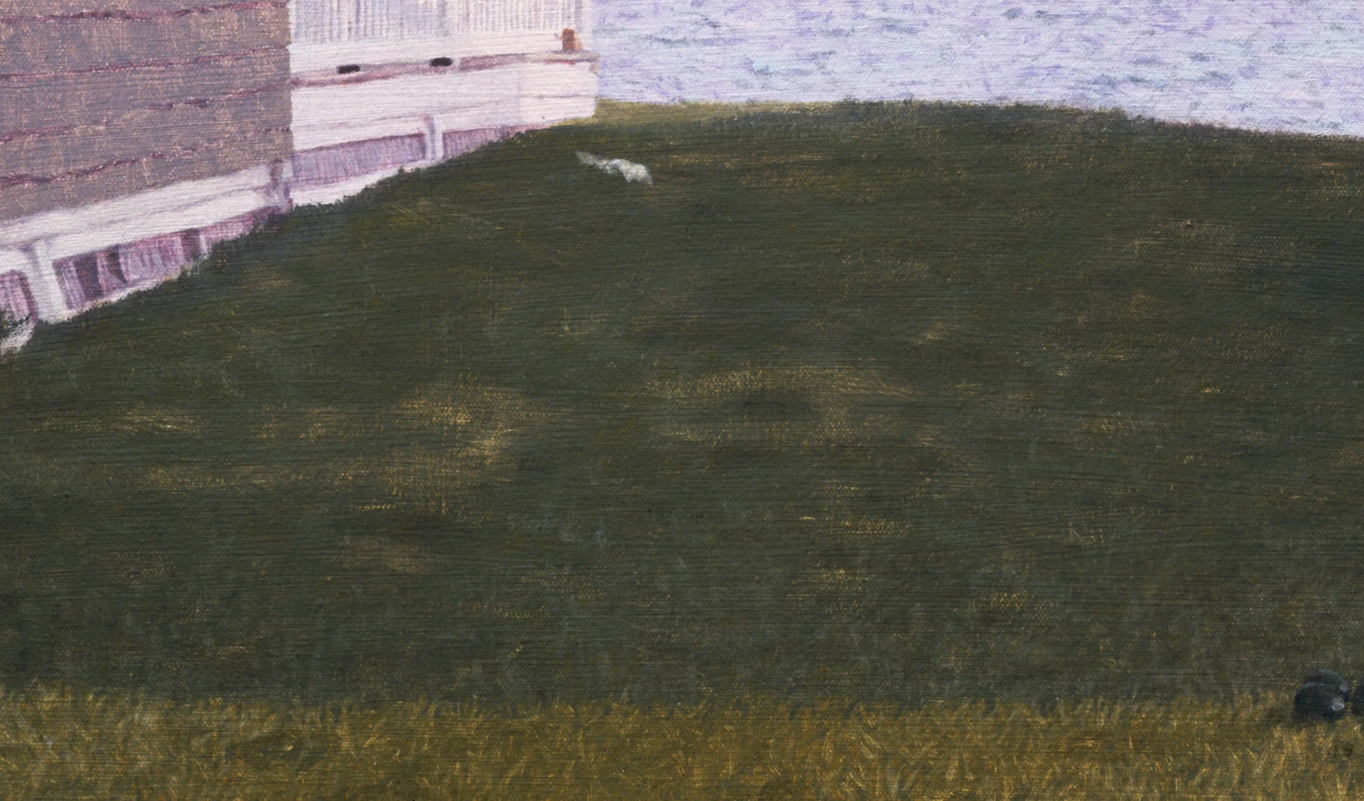 Between 2 Houses (Detail), 2006 Oil on linen 40 x 27 inches