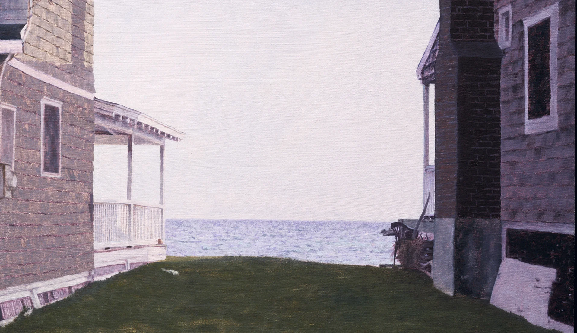 Between 2 Houses (Detail), 2006 Oil on linen 40 x 27 inches