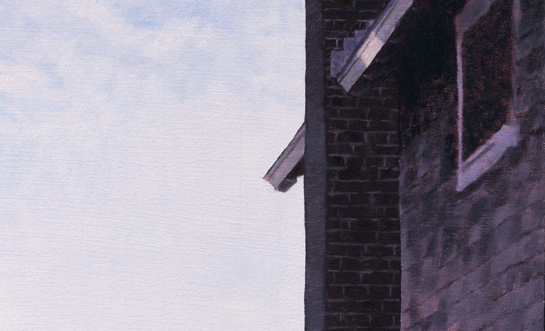   Between 2 Houses &nbsp;(Detail), 2006 Oil on linen 40 x 27 inches 