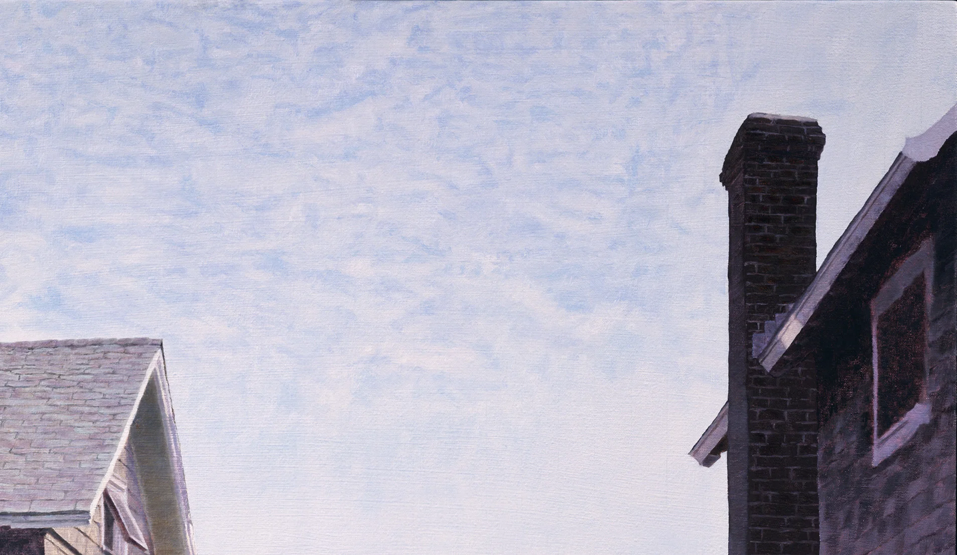 Between 2 Houses (Detail), 2006 Oil on linen 40 x 27 inches