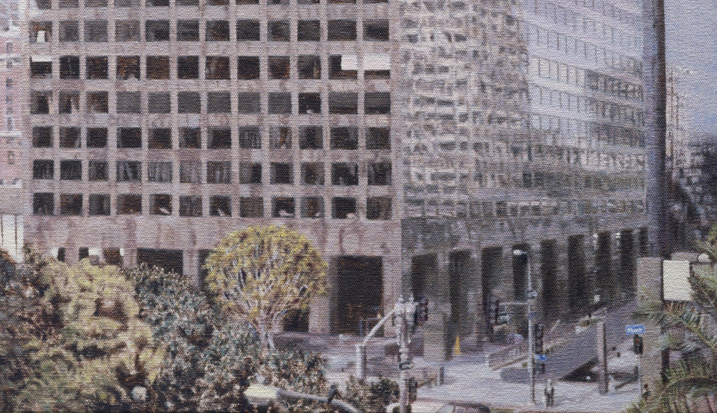 Arco Towers (Detail), 2007 Oil on canvas 50 x 35 inches
