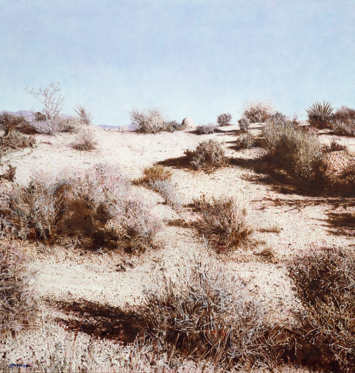 Joshua , 2007 Oil on linen 43 x 45 inches