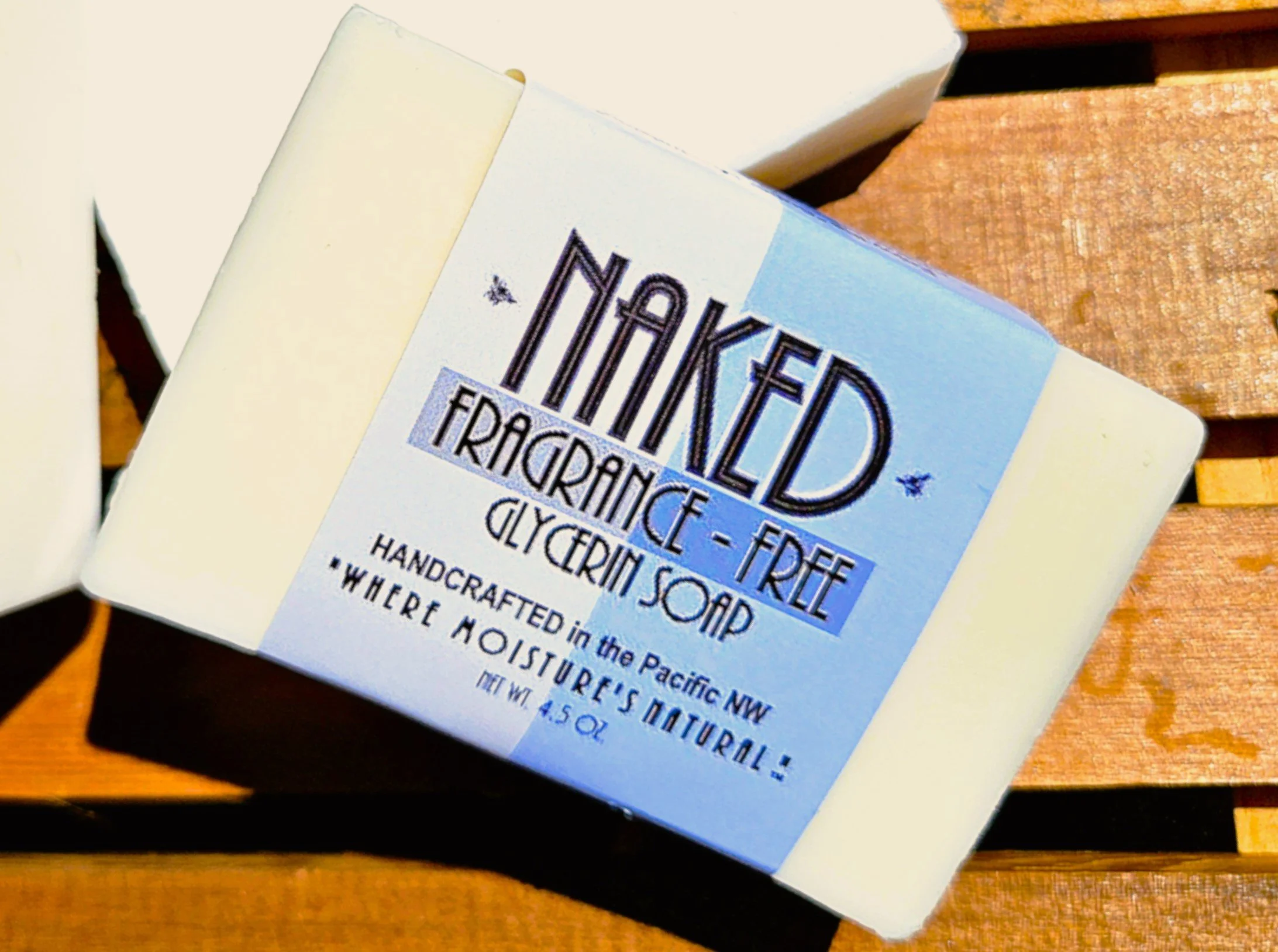 "NAKED" Fragrance-Free Glycerin Soap