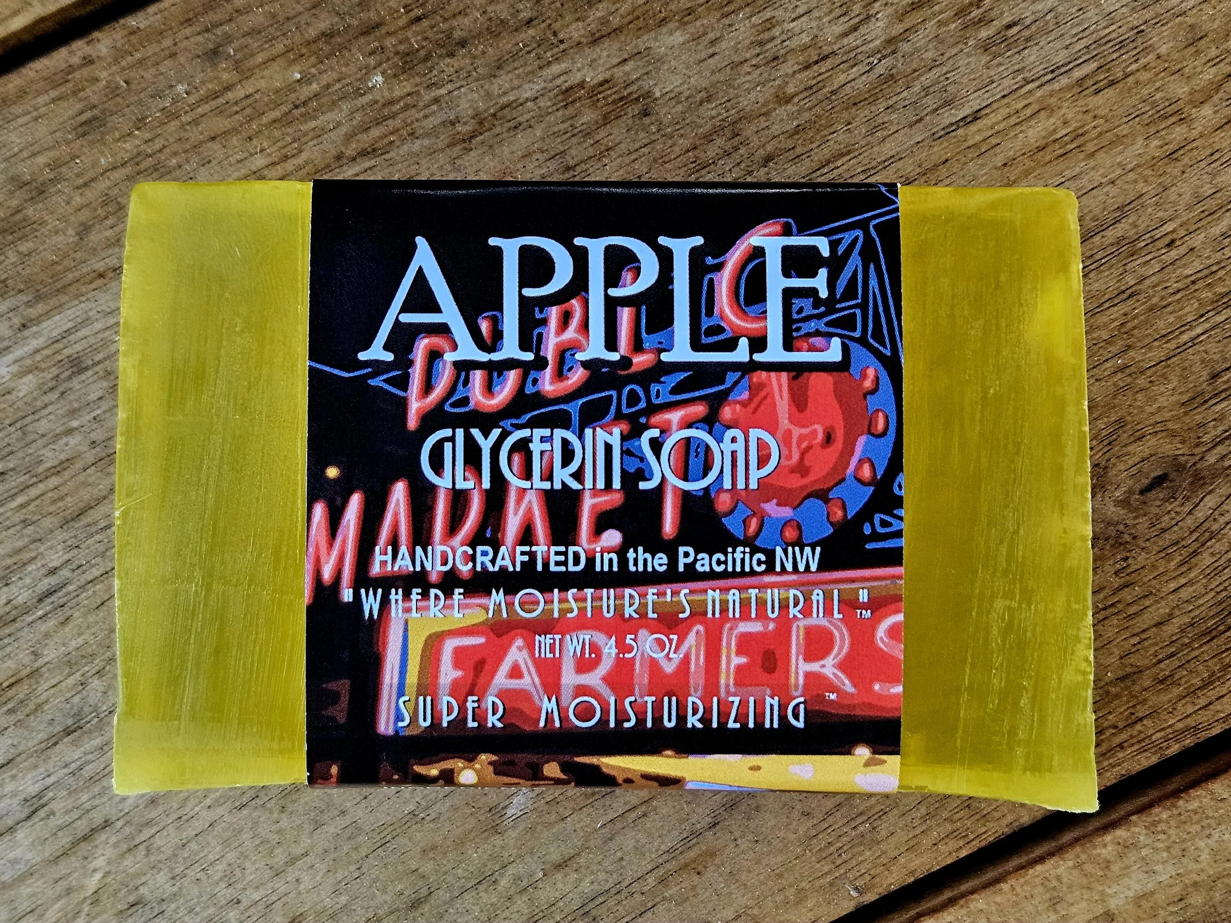 APPLE ~ Glycerin Soap Bar