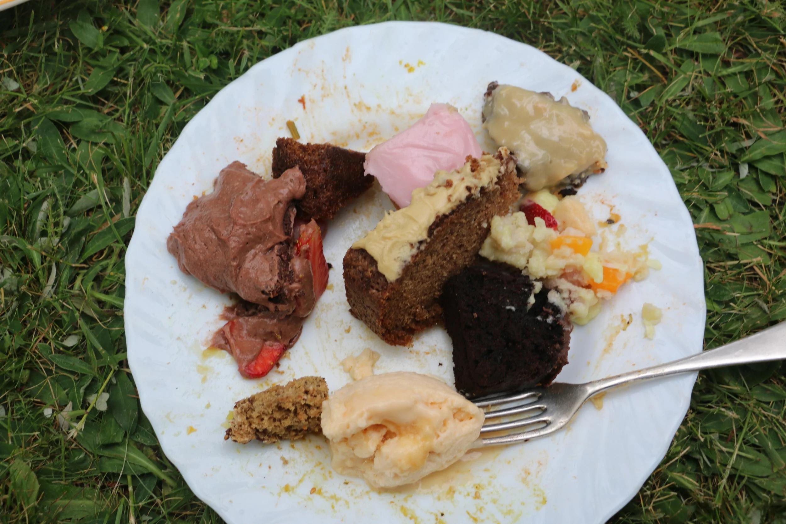 JUST HALF OF THE GOODIES I HAD FROM DESSERT