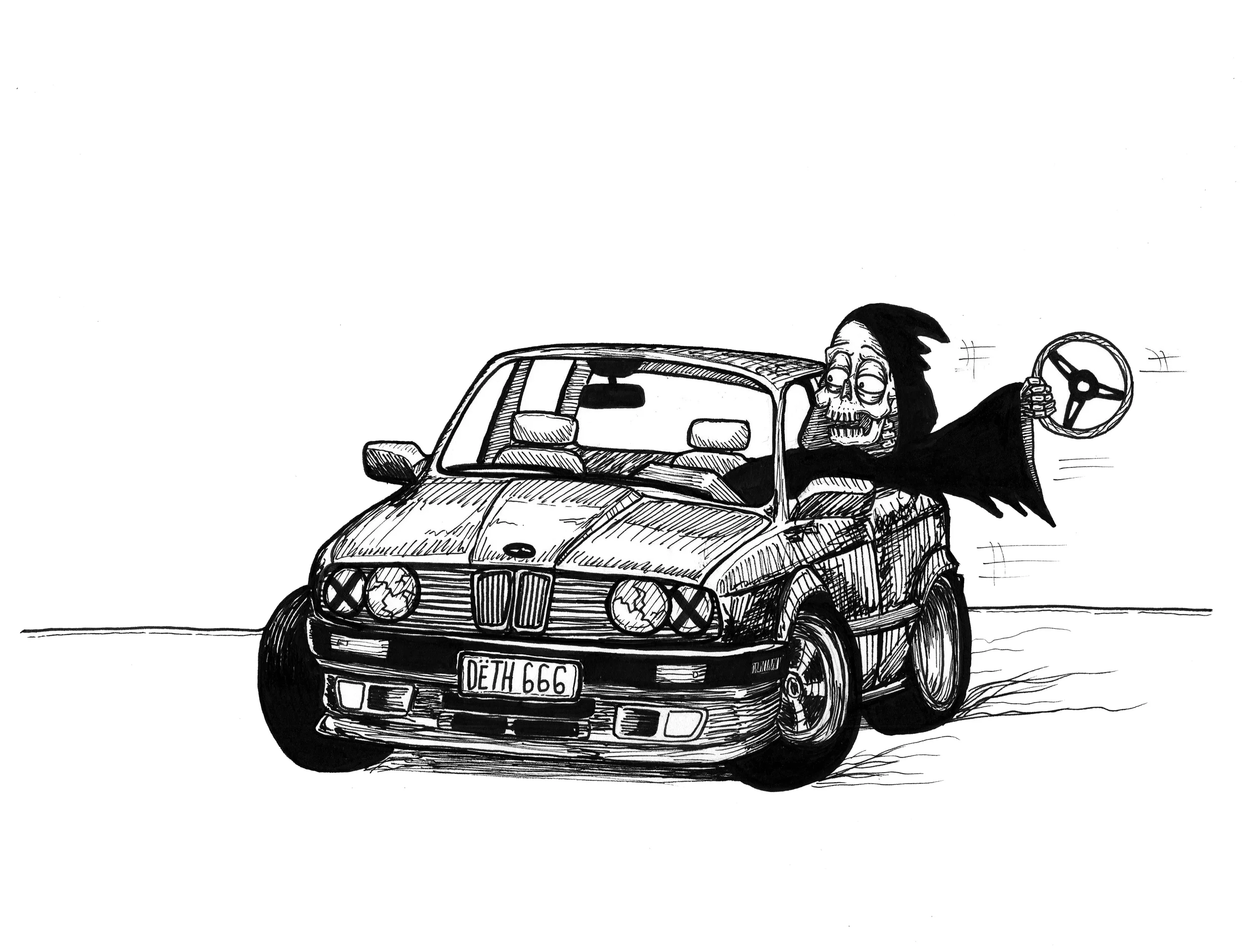 "Death Drives a Bimmer"