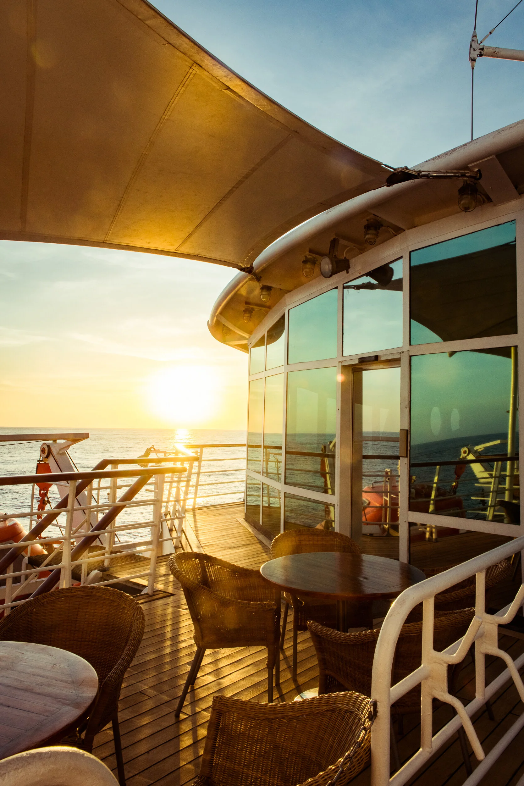 Aboard the Windstar Cruise ship