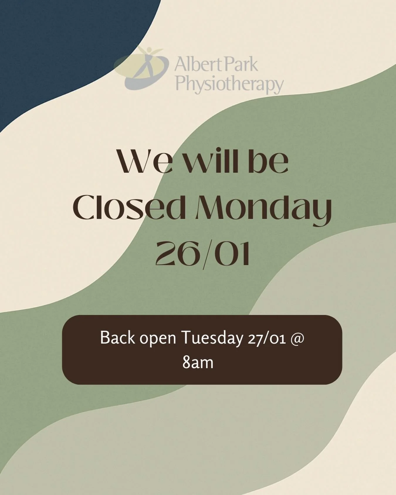 We will be closed on Monday 26/01 for the public holiday.
Reopening Tuesday 27/01 at 8am ✨
