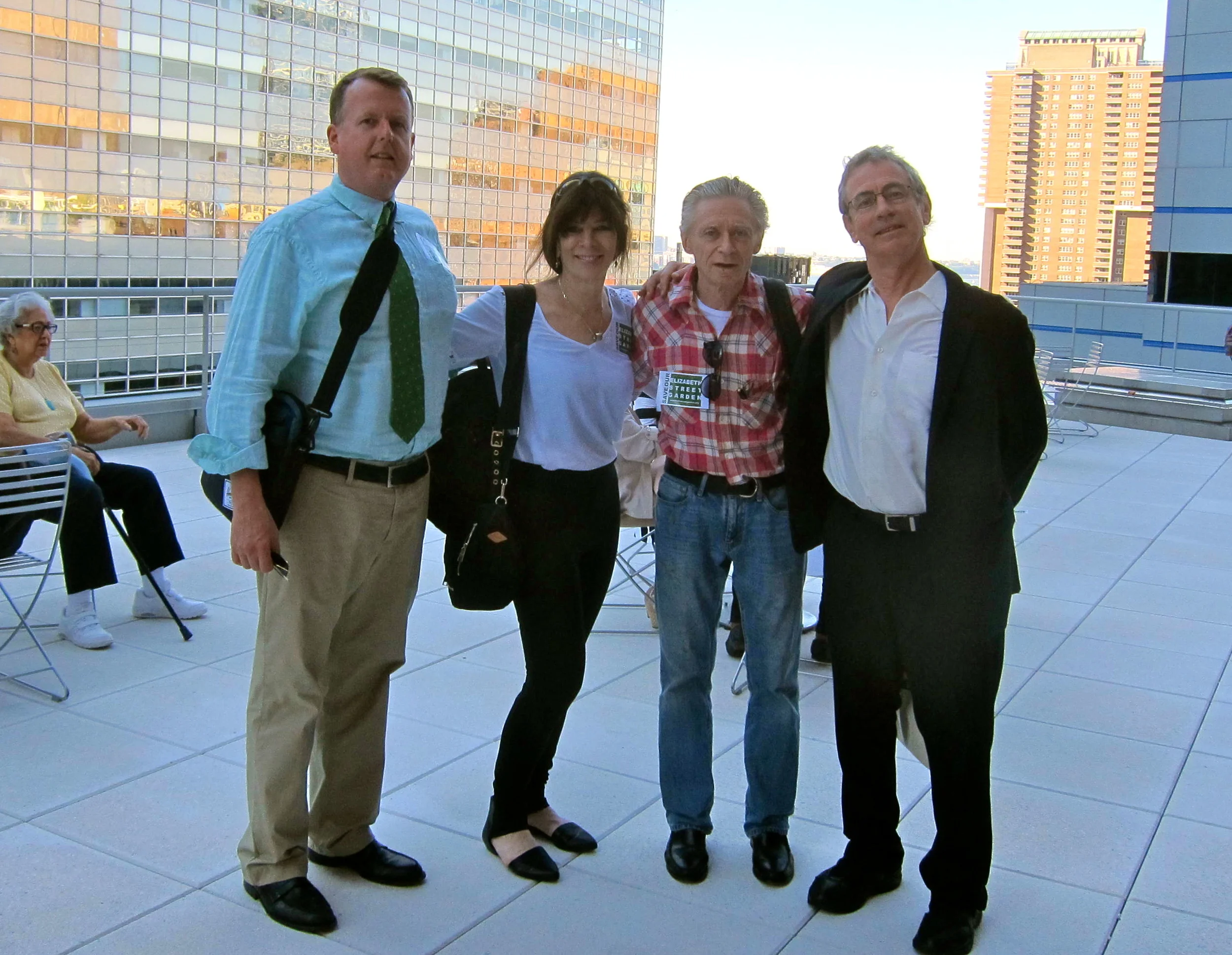  At the LMDC hearing to save the Elizabeth Street Garden with my fellow Downtown Independent Democrats club members.
