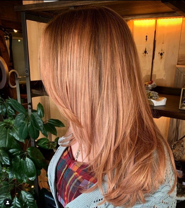 Rose Gold Hair  by Monique at Chopping Block Salon.jpeg